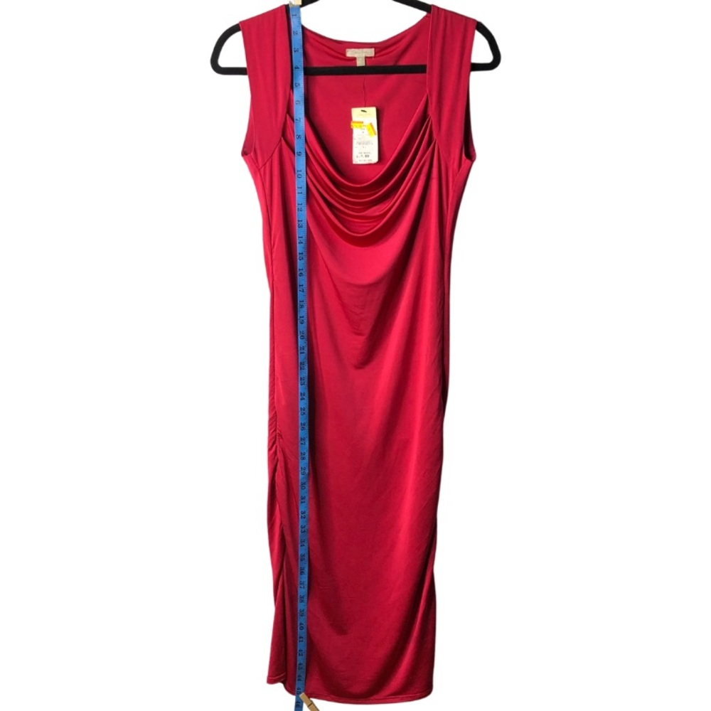Sean John Fuscia Pink Sleeveless Midi Medium Dress - Picture 4 of 13